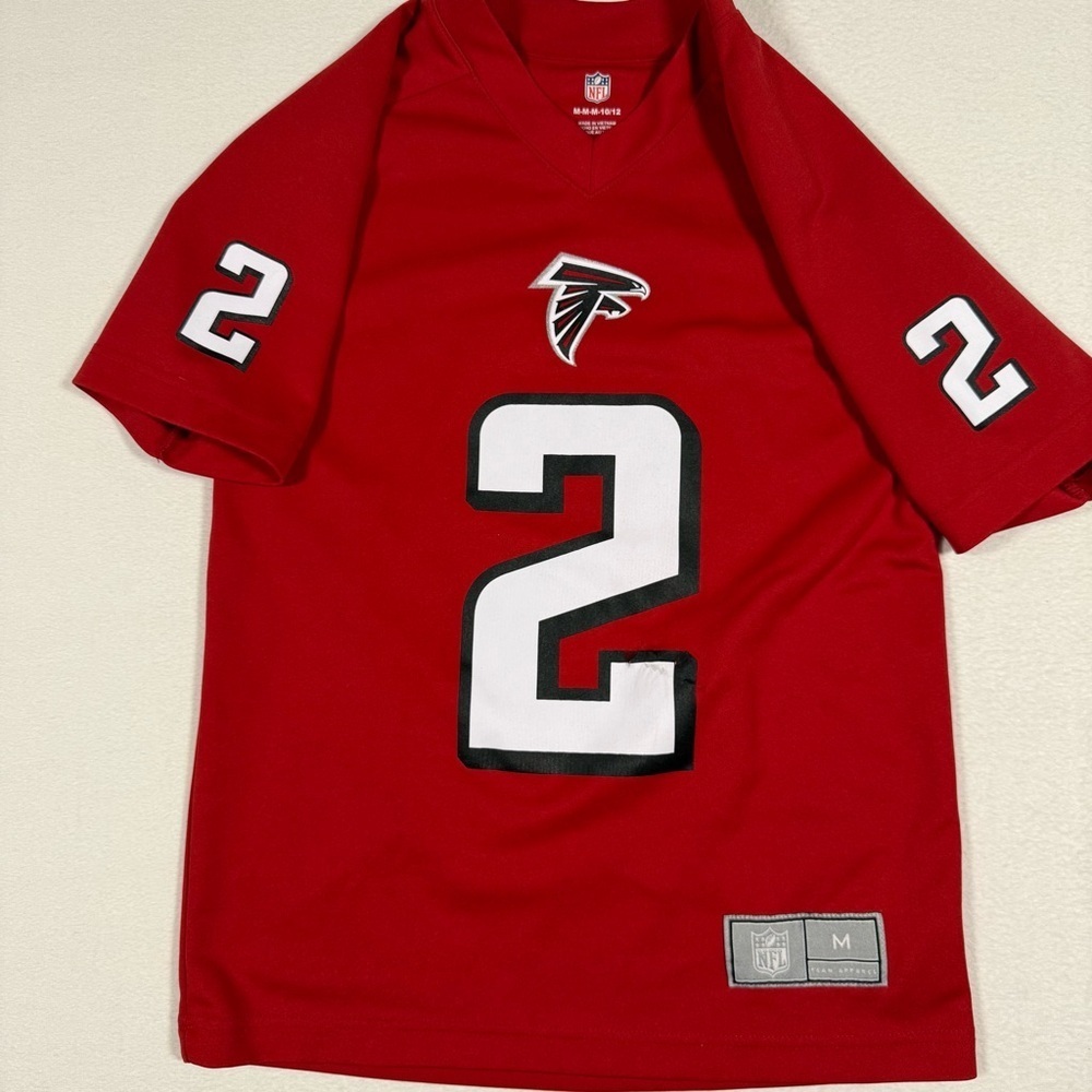 Reebok Atlanta Falcons Youth Jersey Matt Ryan‎ #2 Black. Size Large - Picture 3 of 8